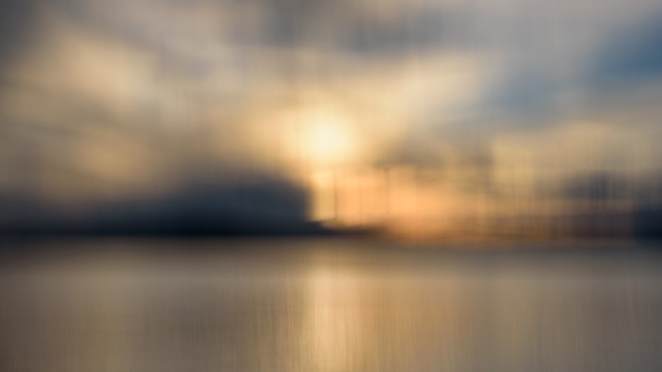 abstract sunset, Pender Island B.C.