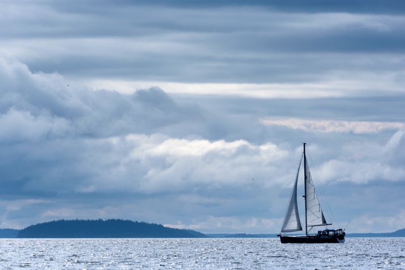 sailboat, Pender Island B.C.